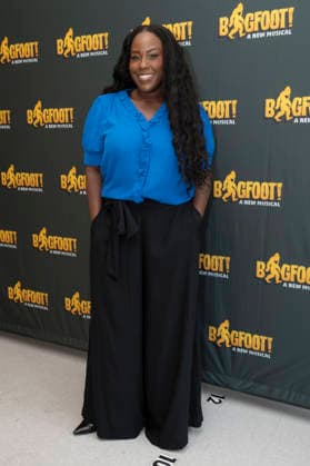 January 23, 2026, New York, New York, USA: CRYSTAL LUCAS-PERRY poses for photos at Manhattan Theatre Club Studios to promote the debut of the upcoming show Bigfoot! at theÃ‚ New York City Center Stage I in New York. 23 January 2026 New York USA - ZUMAa265 20260123_zep_a265_030 Copyright: xEricxAcquayex