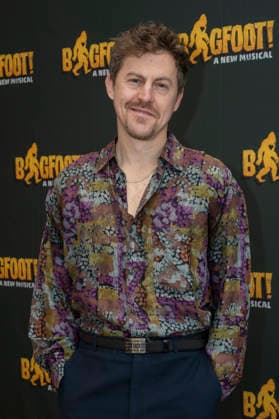 January 23, 2026, New York, New York, USA: ALEX MOFFAT poses for photos at Manhattan Theatre Club Studios to promote the debut of the upcoming show Bigfoot! at theÃ‚ New York City Center Stage I in New York. 23 January 2026 New York USA - ZUMAa265 20260123_zep_a265_034 Copyright: xEricxAcquayex