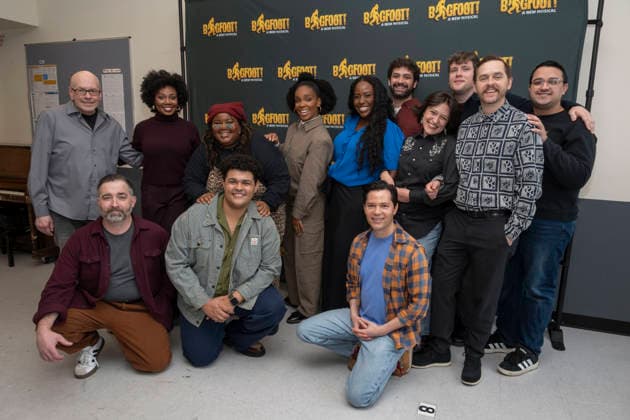 January 23, 2026, New York, New York, USA: The Cast and Creative team of Bigfoot! pose for photos at Manhattan Theatre Club Studios to promote their upcoming show at theÃ‚ New York City Center Stage I in New York. 23 January 2026 New York USA - ZUMAa265 20260123_zep_a265_037 Copyright: xEricxAcquayex