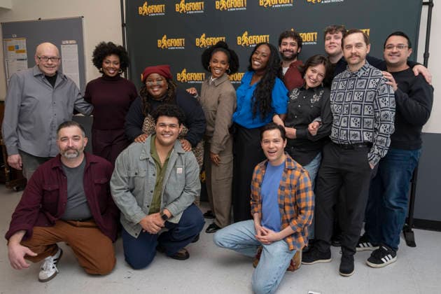 January 23, 2026, New York, New York, USA: The Cast and Creative team of Bigfoot! pose for photos at Manhattan Theatre Club Studios to promote their upcoming show at theÃ‚ New York City Center Stage I in New York. 23 January 2026 New York USA - ZUMAa265 20260123_zep_a265_038 Copyright: xEricxAcquayex