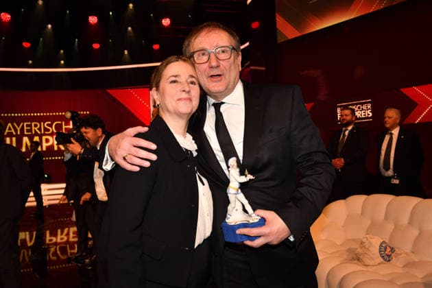 Rainer Bock with company 47 Bavarian Film Award Prize, Award Party Prinzregententheater Munich January 23, 2026