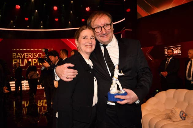 Rainer Bock with company 47 Bavarian Film Award Prize, Award Party Prinzregententheater Munich January 23, 2026
