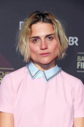 Mala Emde at the arrival for the AWARD OF THE BAYERIAN FILM PRIZE 2025 at the Prinzregententheater in Munich on 23 01 2026