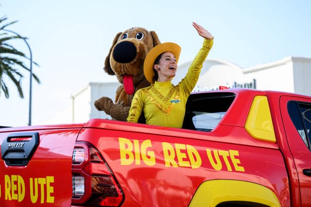 TAMWORTH COUNTRY MUSIC FESTIVAL, The Wiggles take part in the artist parade during the 54th Tamworth Country Music Festival in Tamworth, NSW, Saturday, January 24, 2026. ( NO ARCHIVING TAMWORTH NEW SOUTH WALES AUSTRALIA  Copyright: xBIANCAxDExMARCHIx 20260124158022486271