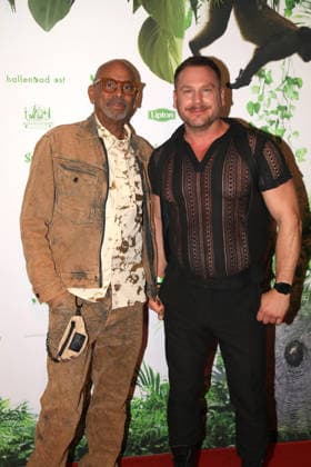 Jungle Party 2026 for the TV launch by Julian F M Stoeckel Berlin, 23 01 2026 Pierre Sanoussi Bliss with friend at the Jungle Party 2026 by Julian F M Stoeckel at the Hotel JW Marriott in Berlin Berlin Copyright: xMatthiasxGränzdörferx