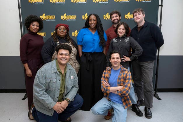 January 23, 2026, New York, Ny, United States: Bigfoot Cast attend the new Off-Broadway musical Bigfoot! . Held at the Manhattan Theatre Club Rehearsal Studios in New York. Zuma Press January 23, 2026. New York United States - ZUMAp281 20260123_zea_p281_009 Copyright: xPhotoxImagexPressx