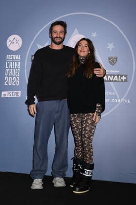 29eme Festival International du Film de Comedie de lAlpe dHuez 2026 International Alpe d Huez Comedy Film Festival Guillaume Labbe et Constance Labbe 452458 2026 01 23 Alpe d Huez France  Copyright: xIsabellexVautierx xStarfacex STAR_452458_047