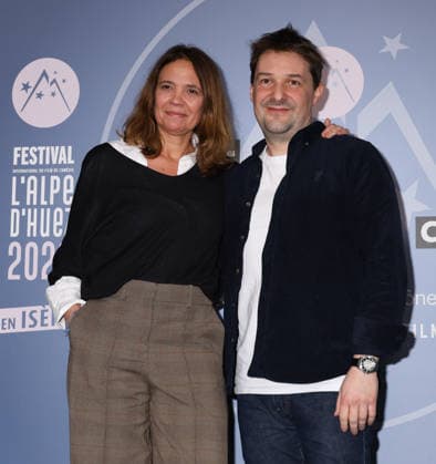 29eme Festival International du Film de Comedie de lAlpe dHuez 2026 International Alpe d Huez Comedy Film Festival Virginie Voisin and producer 452458 2026 01 23 Alpe d Huez France  Copyright: xIsabellexVautierx xStarfacex STAR_452458_088
