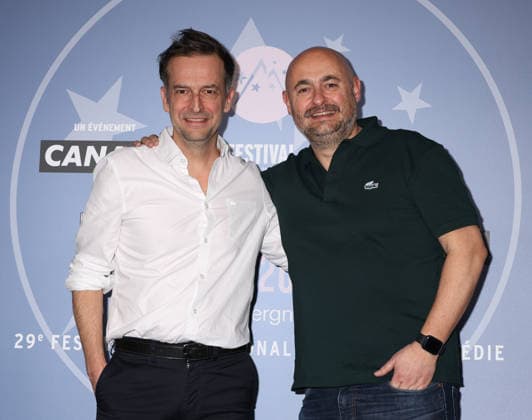 29eme Festival International du Film de Comedie de lAlpe dHuez 2026 International Alpe d Huez Comedy Film Festival Bruno Lavaine et Nicolas Charlet 452458 2026 01 23 Alpe d Huez France  Copyright: xIsabellexVautierx xStarfacex STAR_452458_100