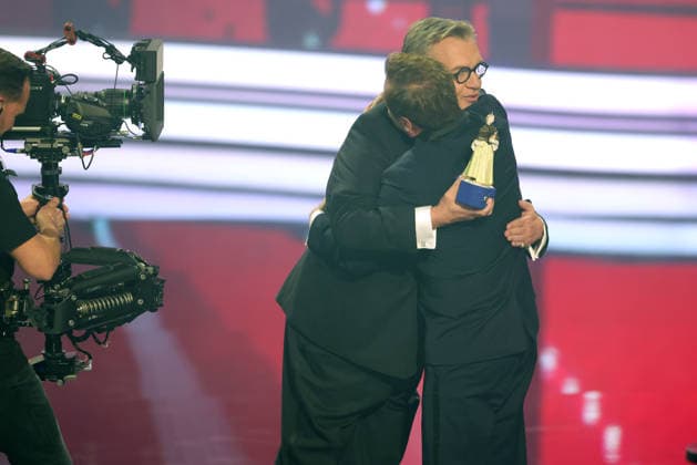 Bavarian Film Award 2025 Michael Bully Herbig and Hape Kerkeling Presentation of the 47 Bavarian Film Award on 23 01 2026 at the Prinzregententheater in Munich Bavaria, Germany The Bavarian Film Award has been presented by the Bavarian State Government since 1979 to highlight the importance of cinema as a cultural asset