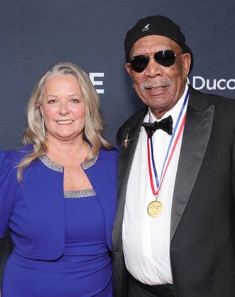 23 January 2026 - Los Angeles, California -Linda Keena, Morgan Freeman. The 23rd Annual Living Legends Of Aviation Awards held at The Beverly Hilton l in Los Angeles. Los Angeles USA - ZUMAa123 20260123_zaa_a123_006 Copyright: xADx