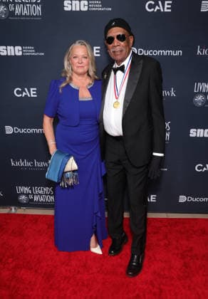 23 January 2026 - Los Angeles, California -Linda Keena, Morgan Freeman. The 23rd Annual Living Legends Of Aviation Awards held at The Beverly Hilton l in Los Angeles. Los Angeles USA - ZUMAa123 20260123_zaa_a123_067 Copyright: xADx