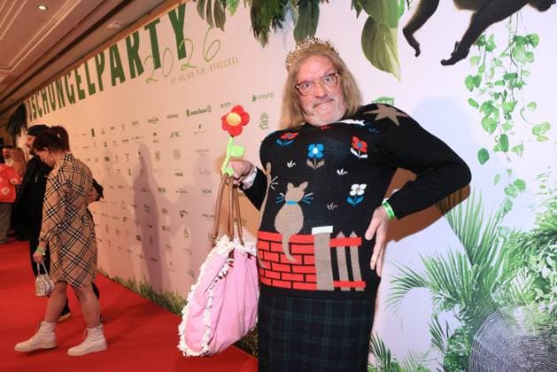 Julian F M Stoeckel Jungle party for Ich bin ein Star Hans Werner Olm Julian F M Stoeckel invites you to the legendary jungle party, Ich bin ein Star Holt mich hier raus at the JW Marriott Hotel Berlin Date 23 01 2026 Copyright: xEventpressxKratschx