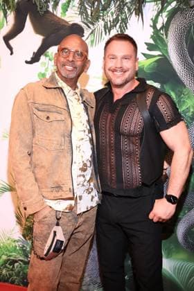 Julian F M Stoeckel jungle party for Ich bin ein Star Pierre Sanoussi Bliss, Kai Schmidhuber Julian F M Stoeckel invites you to the legendary jungle party, Ich bin ein Star Holt mich hier raus at the JW Marriott Hotel Berlin Date 23 01 2026 Copyright: xEventpressxKratschx