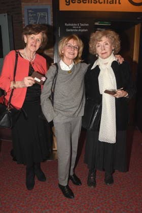 Marille Rueb sculptor Gisela Schneeberger, actress Ilse Neubauer actress Munich 23 01 2026 Lach und Schiessgesellschaft, Fat Cat, former Gasteig, Marie Theres Relin presents her book Yes, We Schell about her mother Maria Schell, occasion for the 100th birthday of Maria Schell actress photo Munich