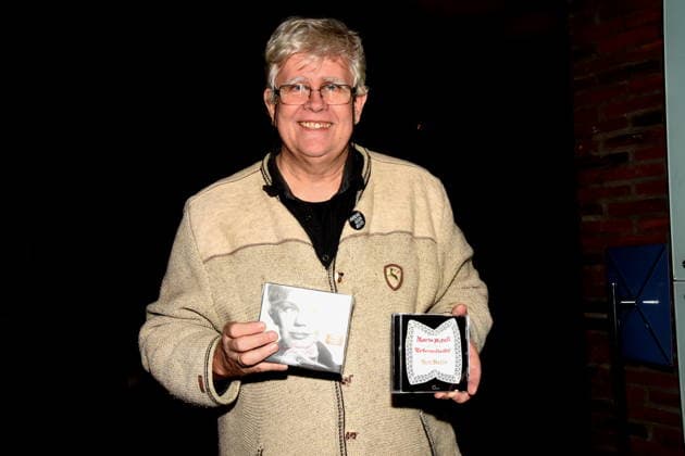Claus Vester CC live Hoerbuch Inhaber Muenchen 23 01 2026 Lach und Schiessgesellschaft, Fat Cat, former Gasteig, Marie Theres Relin presents her book Yes, We Schell about her mother Maria Schell, on the occasion of the 100th birthday of Maria Schell actress Foto Muenchen