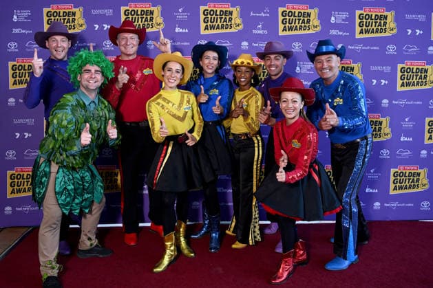 TAMWORTH COUNTRY MUSIC FESTIVAL, The Wiggles arrive at the Golden Guitar Awards during the 54th Tamworth Country Music Festival in Tamworth, NSW, Saturday, January 24, 2026. ( NO ARCHIVING TAMWORTH NEW SOUTH WALES AUSTRALIA  Copyright: xBIANCAxDExMARCHIx 20260124170580570056