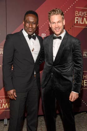 Jerry Kwarteng and Frederic Heidorn at the presentation of the 47 Bavarian Film Award 2025 in the Prinzregententheater Munich, 23 01 2026 Foto:xF.xKernx xFuturexImagex bay_filmpreis_6190
