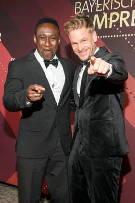 Jerry Kwarteng and Frederic Heidorn at the presentation of the 47 Bavarian Film Award 2025 in the Prinzregententheater Munich, 23 01 2026 Foto:xF.xKernx xFuturexImagex bay_filmpreis_6191