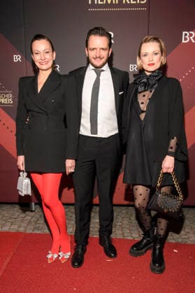 Kathrin Anna Stahl, Tommy Schwimmer and Sina Wilke at the presentation of the 47 Bavarian Film Award 2025 in the Prinzregententheater Munich, 23 01 2026 Foto:xF.xKernx xFuturexImagex bay_filmpreis_6204