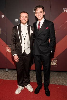 Nico Marischka with companion at the presentation of the 47 Bavarian Film Award 2025 in the Prinzregententheater Munich, 23 01 2026 Foto:xF.xKernx xFuturexImagex bay_filmpreis_6222