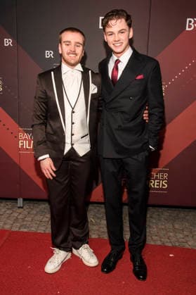 Nico Marischka with companion at the presentation of the 47 Bavarian Film Award 2025 in the Prinzregententheater Munich, 23 01 2026 Foto:xF.xKernx xFuturexImagex bay_filmpreis_6223