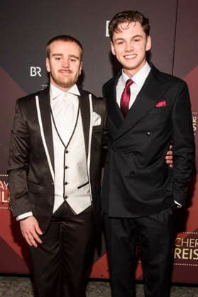 Nico Marischka with companion at the presentation of the 47 Bavarian Film Award 2025 in the Prinzregententheater Munich, 23 01 2026 Foto:xF.xKernx xFuturexImagex bay_filmpreis_6224