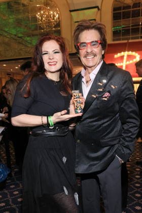 23 01 2026, Cinzia Paulina Draeger and Jörg Draeger on Ich bin ein Star Ð Holt mich hier raus , Julian F M Stoeckel invites to the legendary jungle party, JW Marriott Hotel, Berlin, Berlin Deutschland, Germany