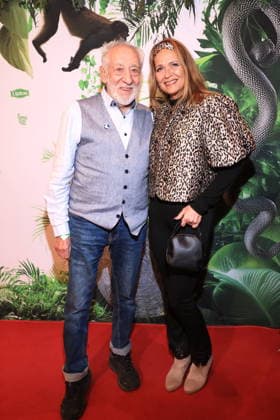 23 01 2026, Dieter Hallerforden and Christiane Zander on Ich bin ein Star Ð Holt mich hier raus , Julian F M Stoeckel invites to the legendary jungle party, JW Marriott Hotel, Berlin, Berlin Germany, Germany