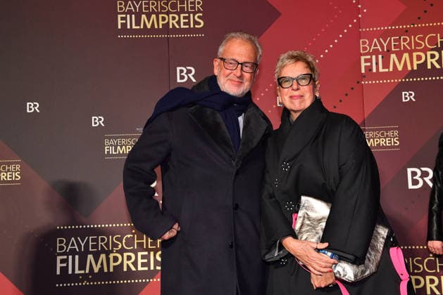 Martin Moszkowicz and Doris Doerrie attend the Bavarian Film Awards 2026 at Prinzregententheater on January 23, 2026 in Munich, Germany 47th Bavarian Film Awards Bayerischer Filmpreis in Munich, Germany