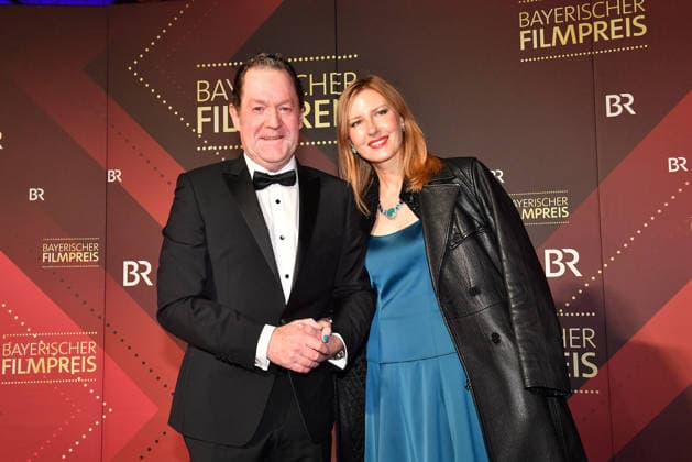 Juergen Tonkel and Ina Kuester attend the Bavarian Film Awards 2026 at Prinzregententheater on January 23, 2026 in Munich, Germany 47th Bavarian Film Awards Bayerischer Filmpreis in Munich, Germany