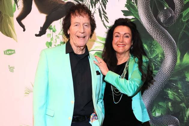 23 01 2026, Franz Lambert with wife Christa Lambert to Ich bin ein Star Holt mich hier raus , Julian F M Stoeckel invites to the legendary jungle party, JW Marriott Hotel, Berlin, Berlin Germany, Germany