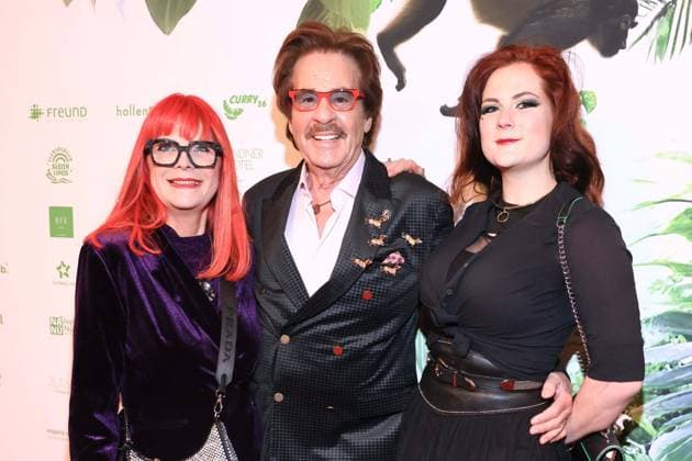 23 01 2026, Petra Draeger, Jörg Draeger and Cinzia Paulina Draeger to Ich bin ein Star Holt mich hier raus , Julian F M Stoeckel invites to the legendary jungle party, JW Marriott Hotel, Berlin, Berlin Germany, Germany
