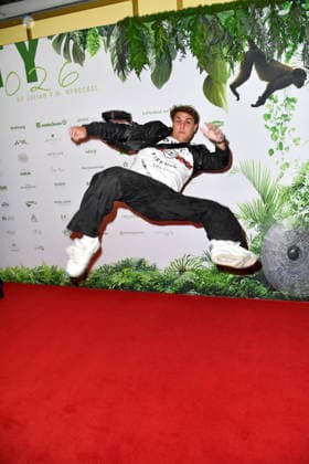 Maurice Fuchs at the TV launch of the new season of Ich bin ein Star Holt mich hier raus invites entertainer and presenter Julian F M Stoeckel to the legendary jungle party in Berlin on Friday, January 23, 2026 on 23 01 2026