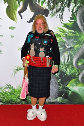 Hans Werner Olm at the TV launch of the new season of Ich bin ein Star Holt mich hier raus invites entertainer and presenter Julian F M Stoeckel to the legendary jungle party in Berlin on Friday, January 23, 2026 on 23 01 2026