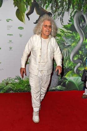 Rainer Langhans at the TV launch of the new season of Ich bin ein Star Holt mich hier raus invites entertainer and presenter Julian F M Stoeckel to the legendary jungle party in Berlin on Friday, January 23, 2026 on 23 01 2026