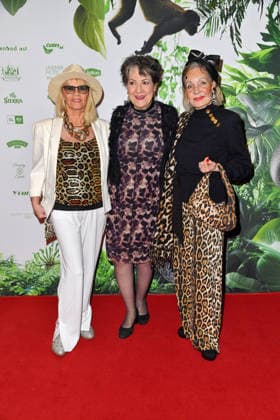 Rena Bilsbury, Helene Schneidernn and Karin Graefin Sassoli de Bianchi de Medici at the TV launch of the new season of Ich bin ein Star Holt mich hier raus invites entertainer and presenter Julian F M Stoeckel to the legendary jungle party in Berlin on Friday, January 23, 2026 on January 23, 2026