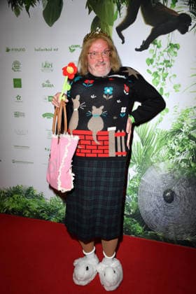 Hans Werner Olm at the TV launch of the new season of Ich bin ein Star Holt mich hier raus invites entertainer and presenter Julian F M Stoeckel to the legendary jungle party in Berlin on Friday, January 23, 2026 on 23 01 2026