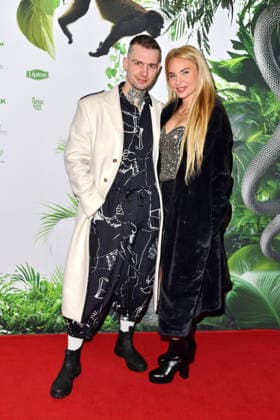 Eric Stehfest and Franziska Temme at the TV launch of the new season of Ich bin ein Star Holt mich hier raus invites entertainer and presenter Julian F M Stoeckel to the legendary jungle party in Berlin on Friday, January 23, 2026 on 23 01 2026