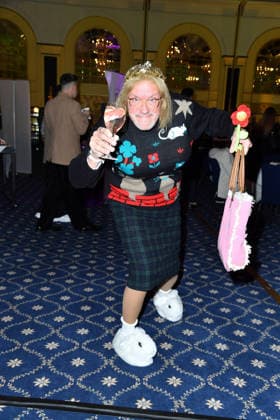 Hans Werner Olm at the TV launch of the new season of Ich bin ein Star Holt mich hier raus invites entertainer and presenter Julian F M Stoeckel to the legendary jungle party in Berlin on Friday, January 23, 2026 on 23 01 2026