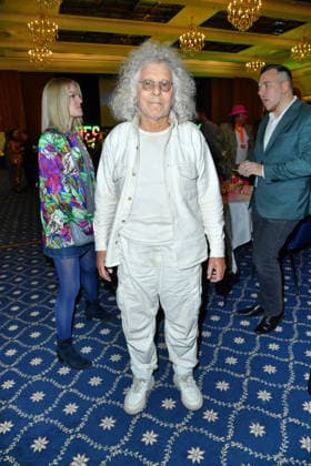 Rainer Langhans at the TV launch of the new season of Ich bin ein Star Holt mich hier raus invites entertainer and presenter Julian F M Stoeckel to the legendary jungle party in Berlin on Friday, January 23, 2026 on 23 01 2026