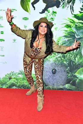 Iris Katzenberger at the TV launch of the new season of Ich bin ein Star Holt mich hier raus invites entertainer and presenter Julian F M Stoeckel to the legendary jungle party in Berlin on Friday, January 23, 2026 on 23 01 2026