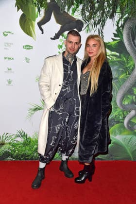 Eric Stehfest and Franziska Temme at the TV launch of the new season of Ich bin ein Star Holt mich hier raus invites entertainer and presenter Julian F M Stoeckel to the legendary jungle party in Berlin on Friday, January 23, 2026 on 23 01 2026