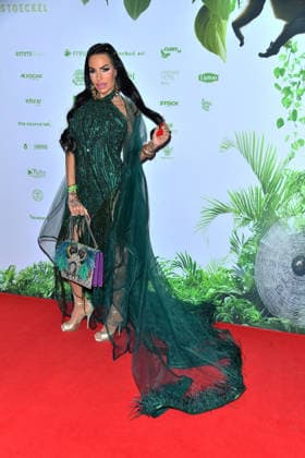 Gina Lisa Lohfink at the TV launch of the new season of Ich bin ein Star Holt mich hier raus invites entertainer and presenter Julian F M Stoeckel to the legendary jungle party in Berlin on Friday, January 23, 2026 on 23 01 2026