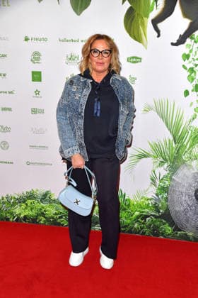 Claudia Effenberg at the TV launch of the new season of Ich bin ein Star Holt mich hier raus invites entertainer and presenter Julian F M Stoeckel to the legendary jungle party in Berlin on Friday, January 23, 2026 on 23 01 2026