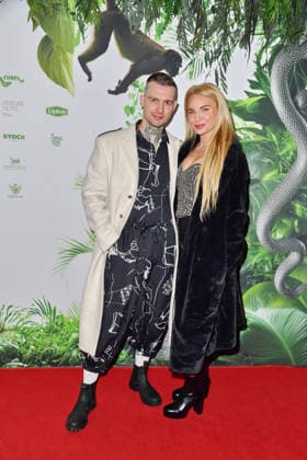 Eric Stehfest and Franziska Temme at the TV launch of the new season of Ich bin ein Star Holt mich hier raus invites entertainer and presenter Julian F M Stoeckel to the legendary jungle party in Berlin on Friday, January 23, 2026 on 23 01 2026