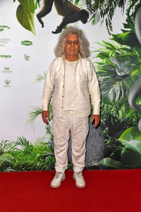 Rainer Langhans at the TV launch of the new season of Ich bin ein Star Holt mich hier raus invites entertainer and presenter Julian F M Stoeckel to the legendary jungle party in Berlin on Friday, January 23, 2026 on 23 01 2026