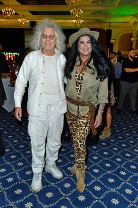 Rainer Langhans and Iris Katzenberger at the TV launch of the new season of Ich bin ein Star Holt mich hier raus invites entertainer and presenter Julian F M Stoeckel to the legendary jungle party in Berlin on Friday, January 23, 2026 on January 23, 2026