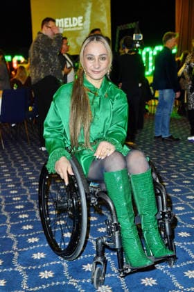 Kristina Vogel at the TV launch of the new season of Ich bin ein Star Holt mich hier raus invites entertainer and presenter Julian F M Stoeckel to the legendary jungle party in Berlin on Friday, January 23, 2026 on 23 01 2026