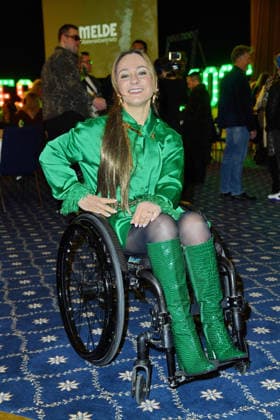 Kristina Vogel at the TV launch of the new season of Ich bin ein Star Holt mich hier raus invites entertainer and presenter Julian F M Stoeckel to the legendary jungle party in Berlin on Friday, January 23, 2026 on 23 01 2026